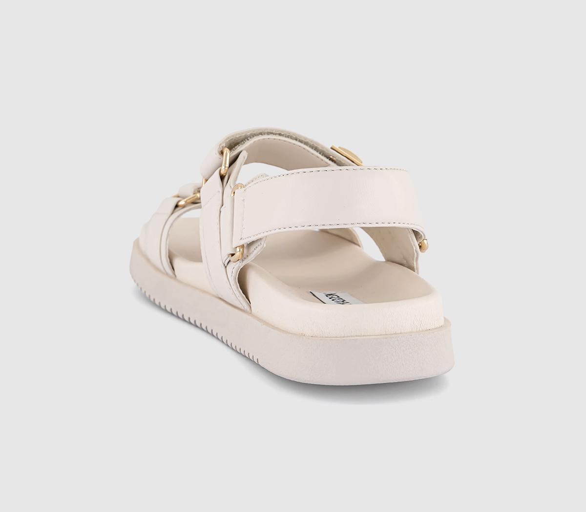 Steve MaddenMona Sandals Steve MaddenMona Sandals White Leather