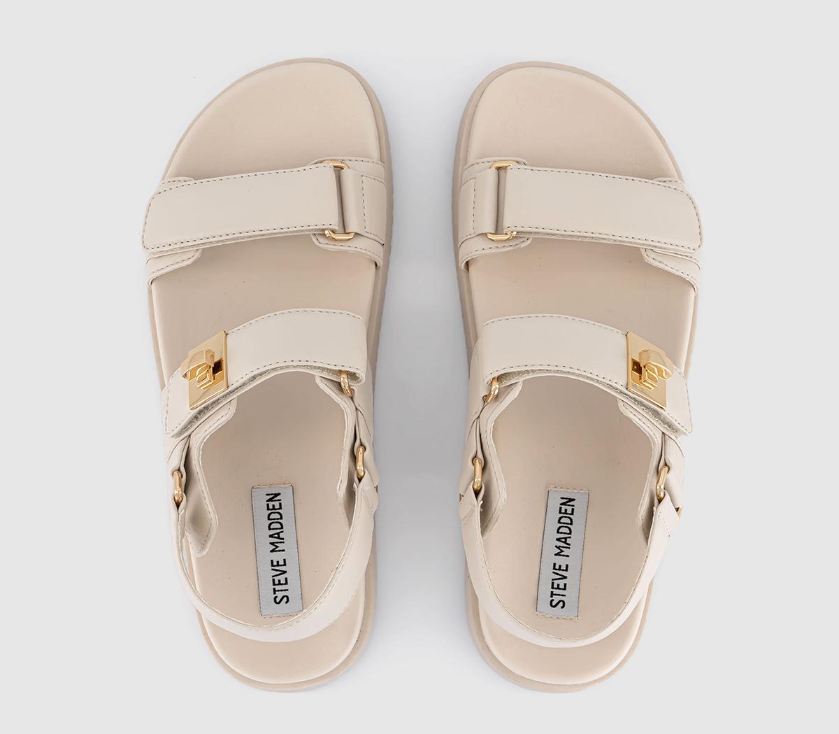 Steve MaddenMona Sandals Steve MaddenMona Sandals White Leather