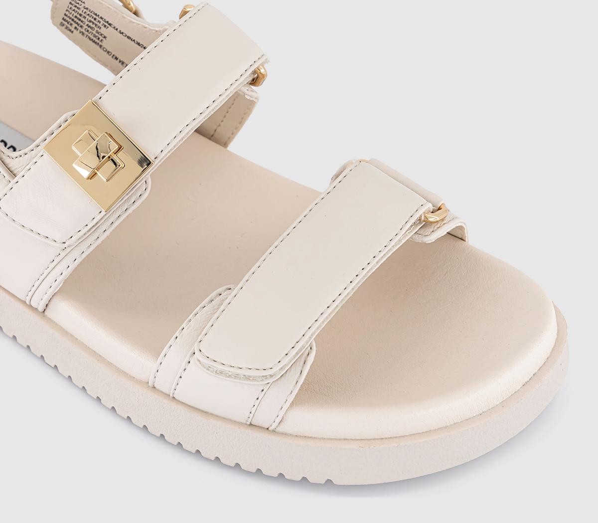 Steve MaddenMona Sandals Steve MaddenMona Sandals White Leather