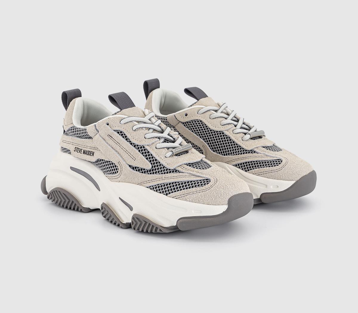 Steve MaddenPosession Sneakers Steve MaddenPosession SneakersGrey Suede