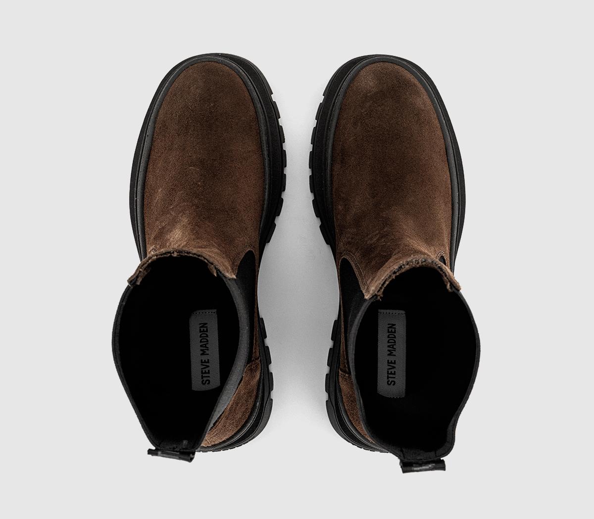 Steve MaddenCassandra BootsChocolate Brown Suede