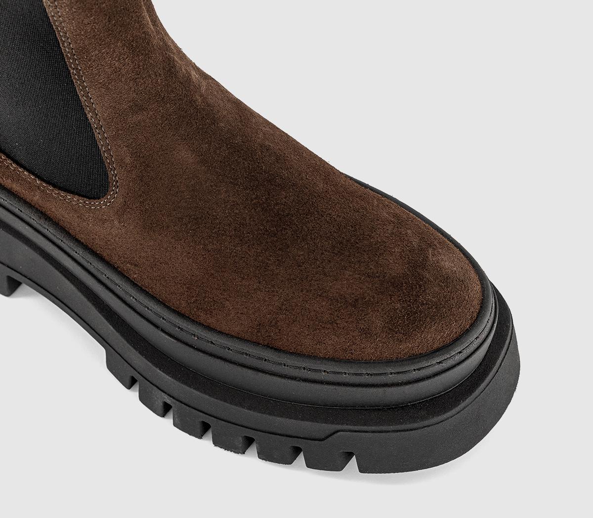 Steve MaddenCassandra BootsChocolate Brown Suede