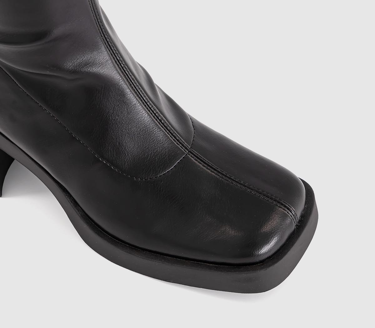 Steve MaddenKloe Stretch BootsBlack Pu