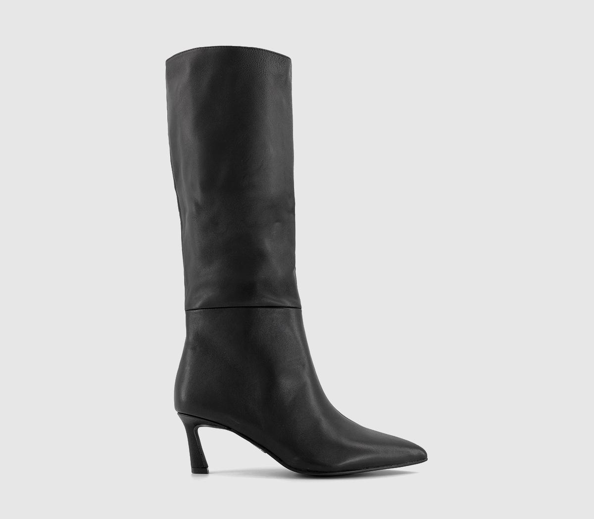 Steve madden black heel boots online