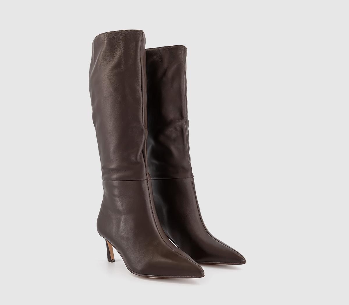 Steve MaddenLavan Heeled Boots Steve MaddenLavan Heeled BootsBrown Leather
