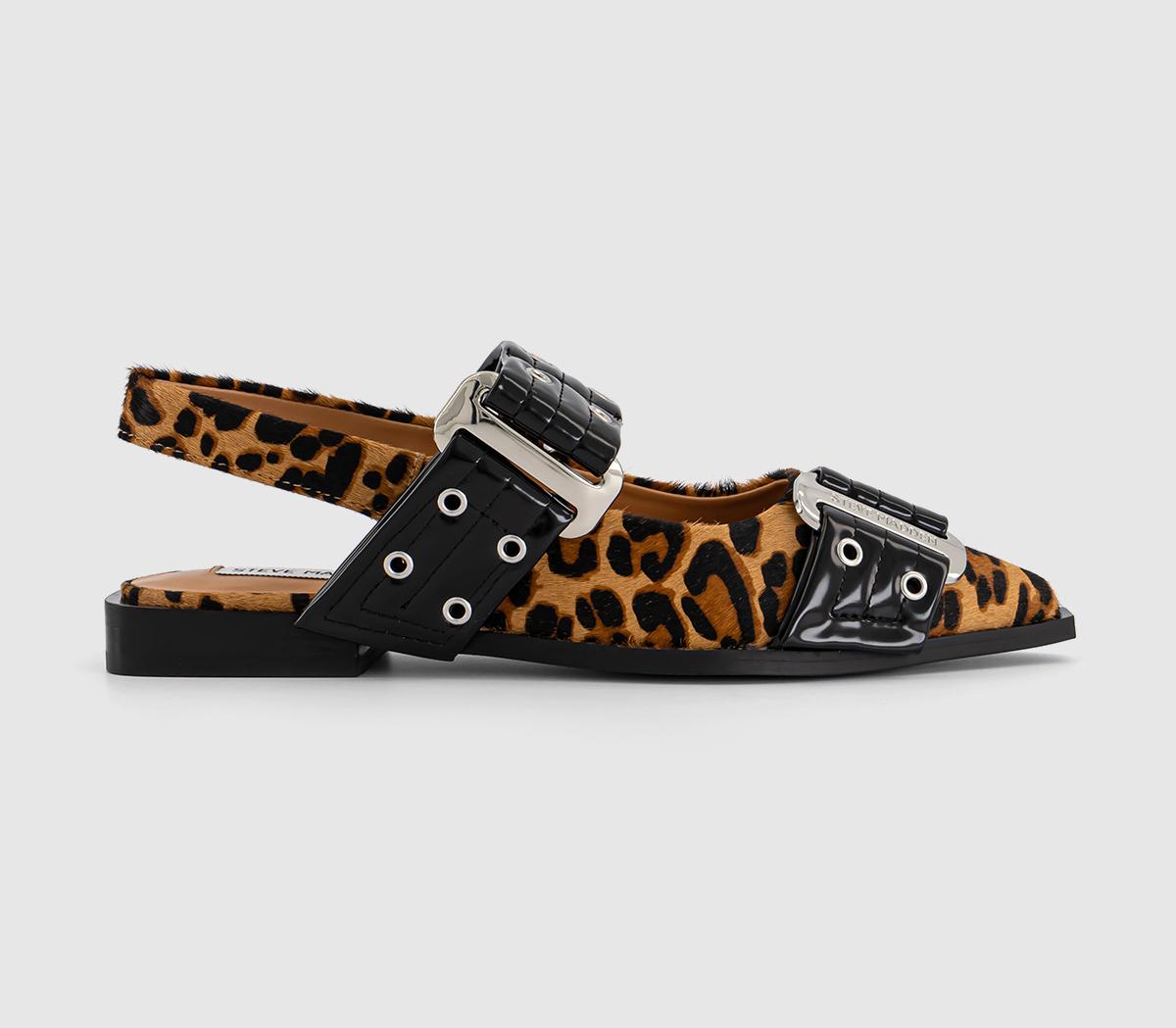 Steve madden calf hair leopard flats on sale