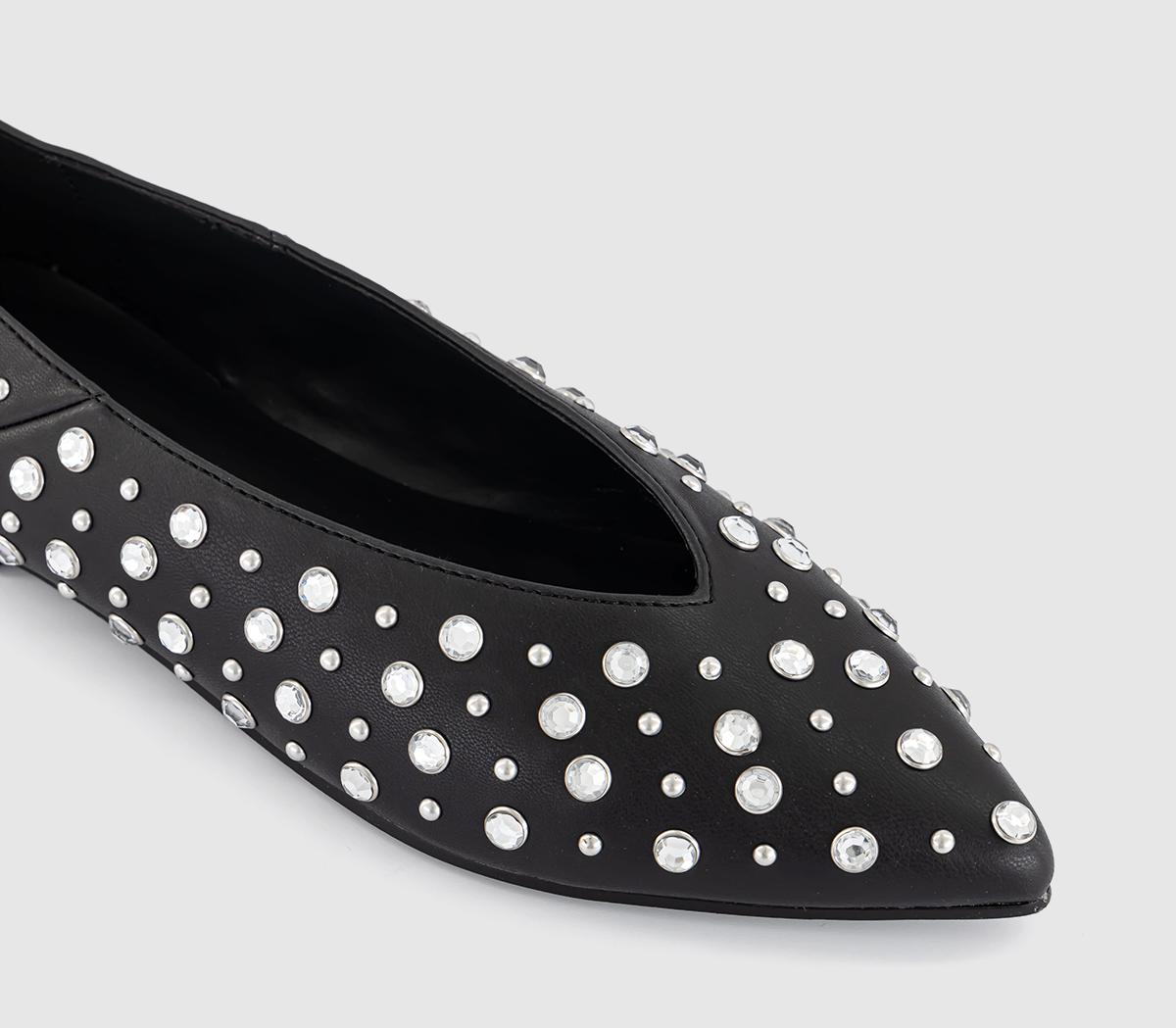 Steve MaddenVenecia Rhinestones Ballet Flats Steve MaddenVenecia Rhinestones Ballet FlatsBlack