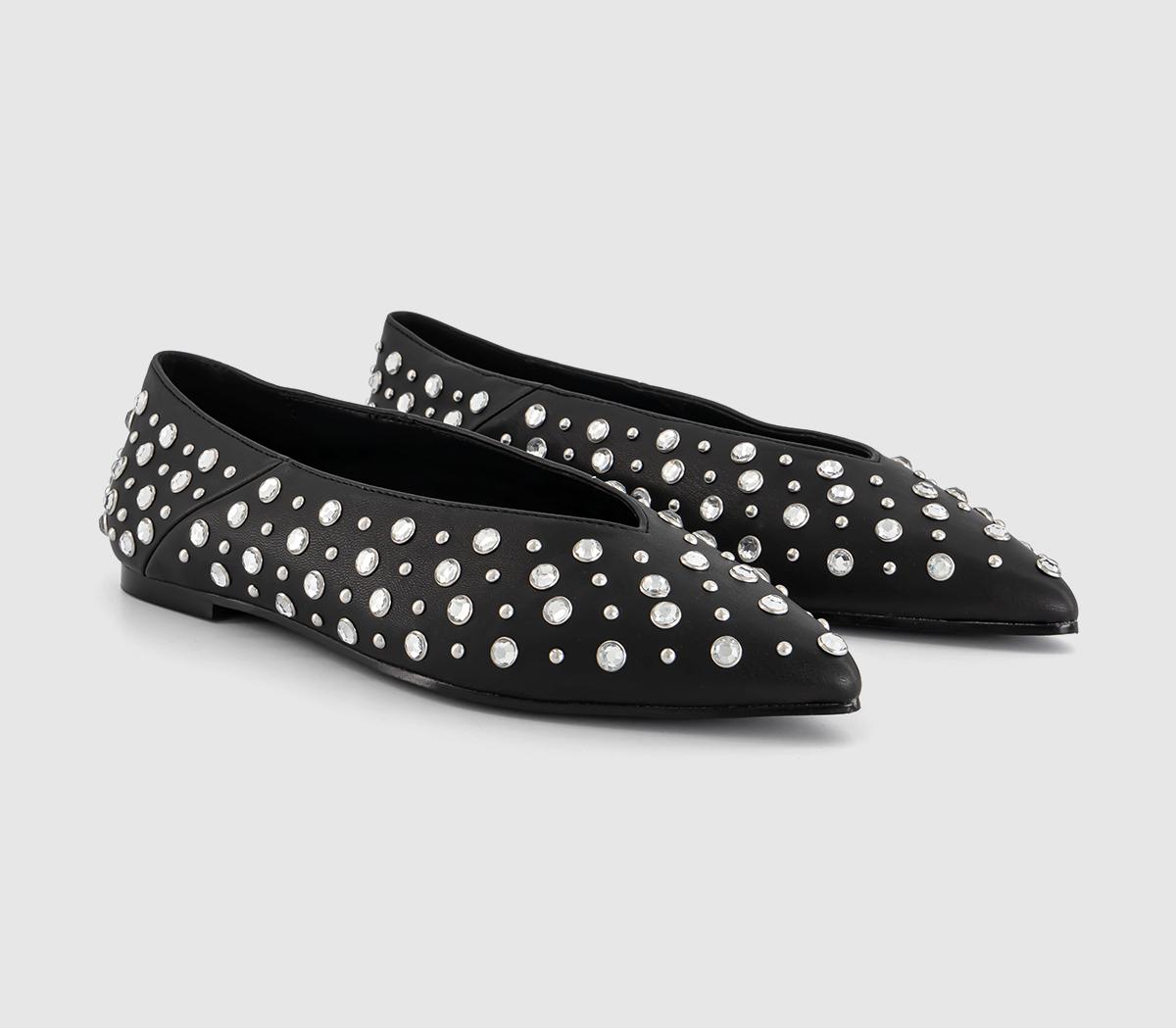 Steve MaddenVenecia Rhinestones Ballet Flats Steve MaddenVenecia Rhinestones Ballet FlatsBlack