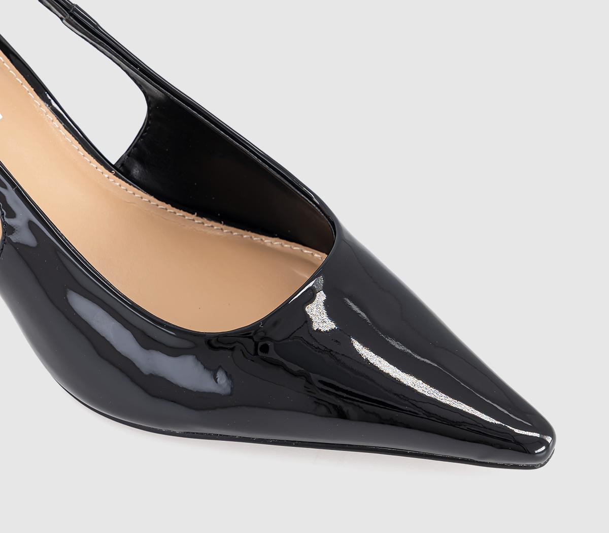 OFFICEHettie Slingback Court HeelsBlack Patent