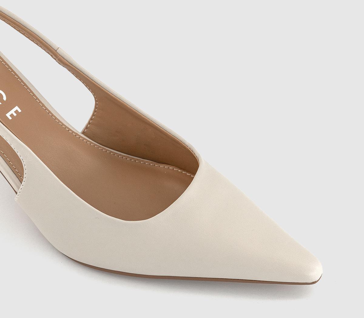 OFFICEHettie Slingback Court Heels OFFICEHettie Slingback Court HeelsWhite