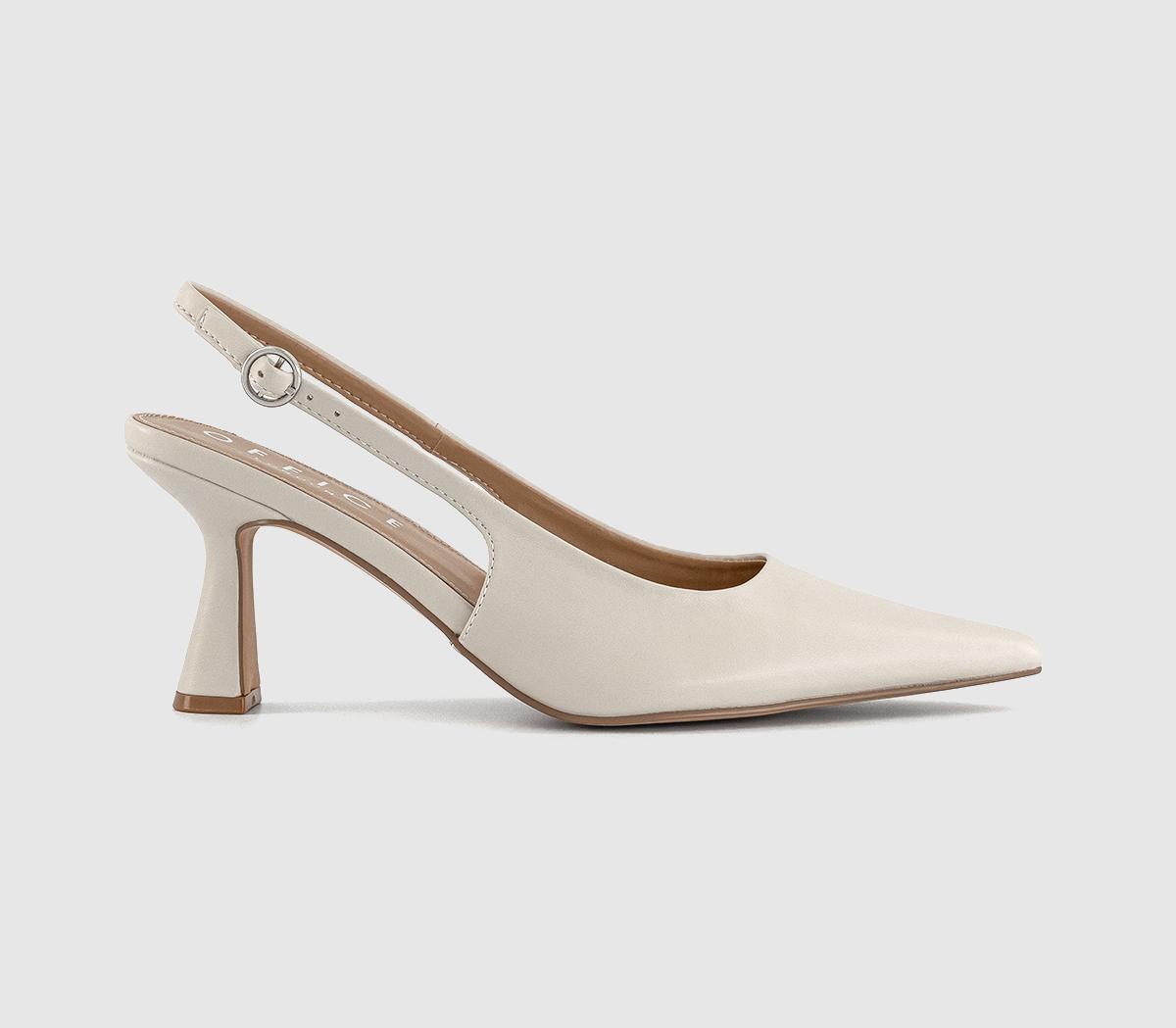 OFFICEHettie Slingback Court Heels OFFICEHettie Slingback Court HeelsWhite