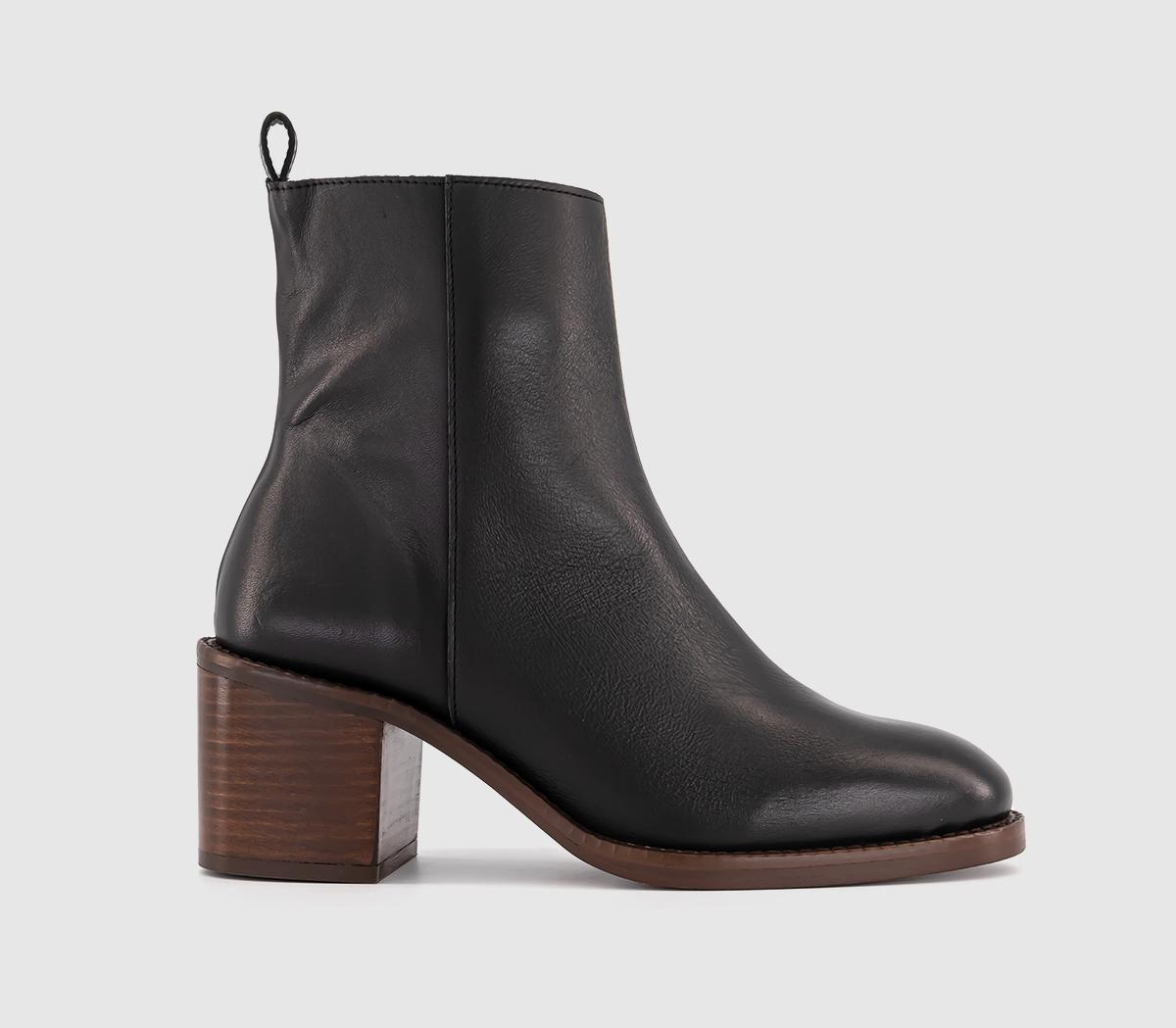 Alison Block Heel Ankle Boots