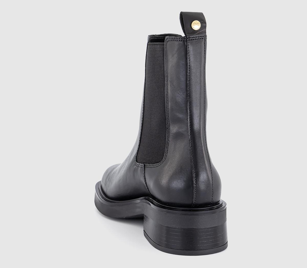 OFFICEAttention Smooth Sole Chelsea Boots OFFICEAttention Smooth Sole Chelsea BootsBlack Leather