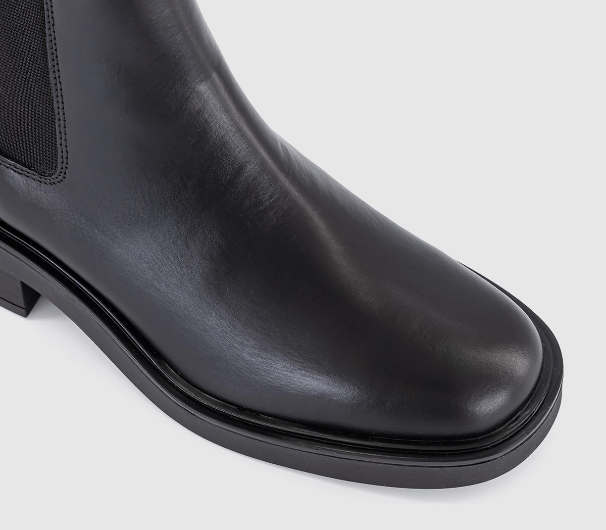 OFFICEAttention Smooth Sole Chelsea Boots OFFICEAttention Smooth Sole Chelsea BootsBlack Leather