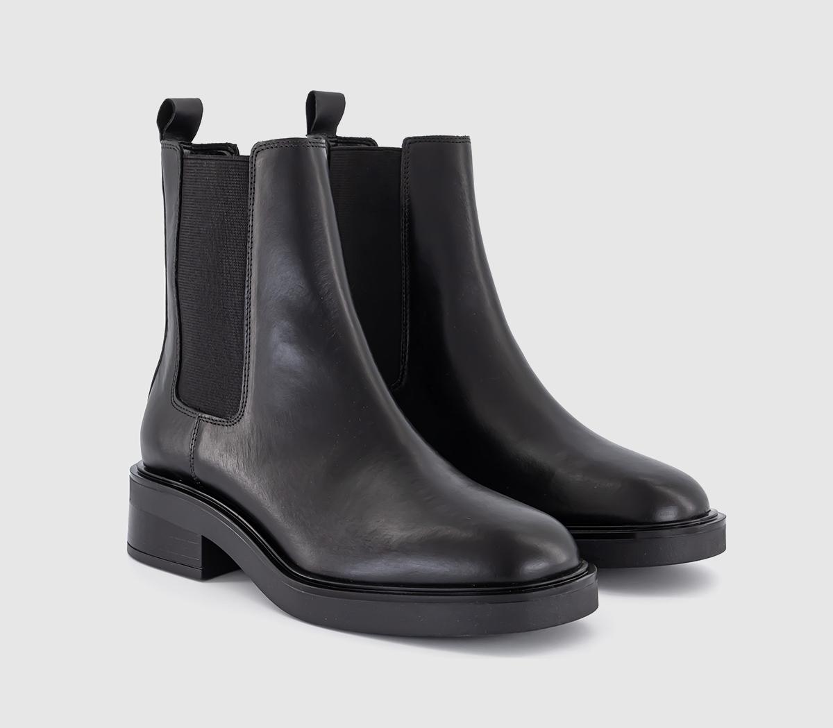 OFFICEAttention Smooth Sole Chelsea Boots OFFICEAttention Smooth Sole Chelsea BootsBlack Leather