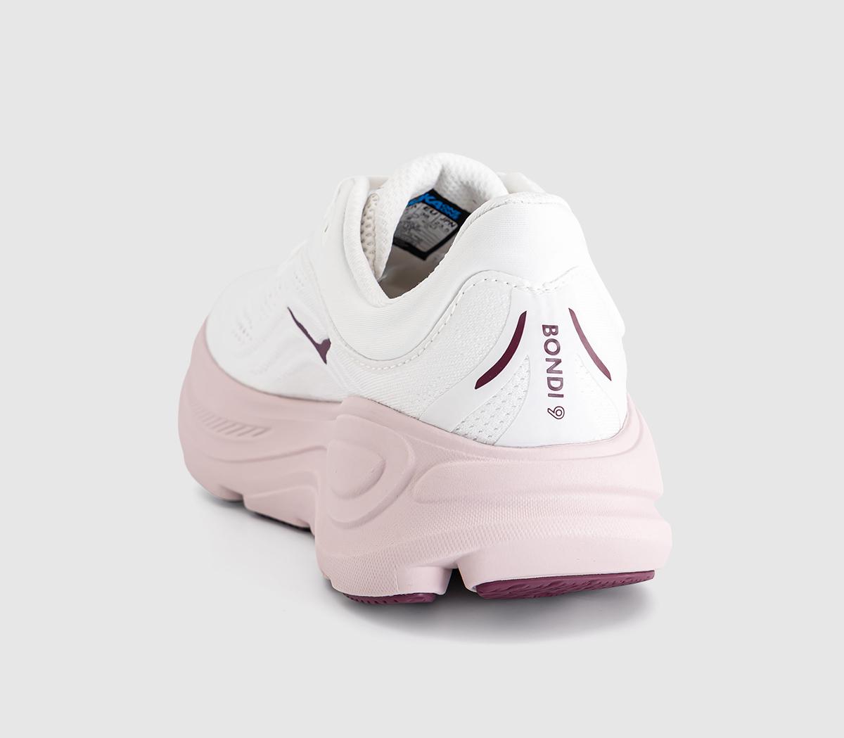 HOKABondi 9 TrainersWhite Pink Opal F