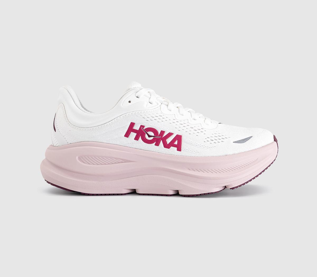 HOKABondi 9 TrainersWhite Pink Opal F