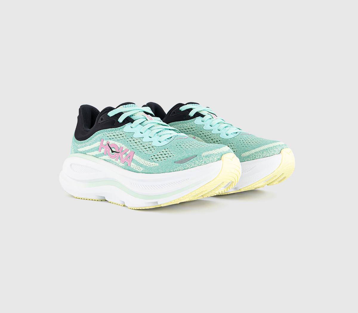 HOKABondi 9 TrainersBlue Spark Mint Fluorite F