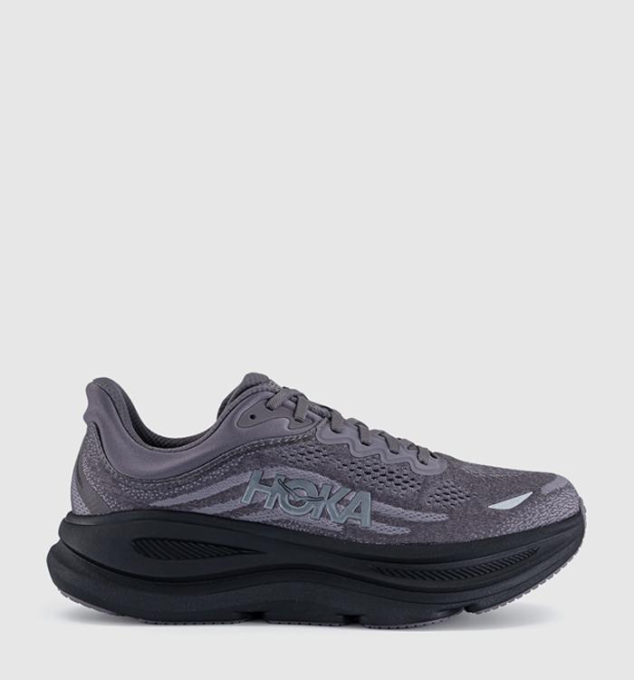 HOKA Bondi 9 Trainers Galaxy Carbon Black
