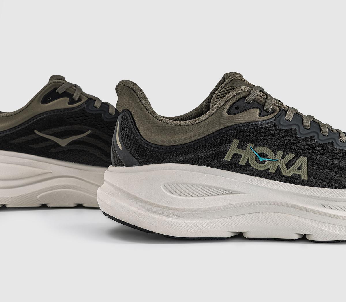 HOKABondi 9 TrainersBlack River Rock Grey