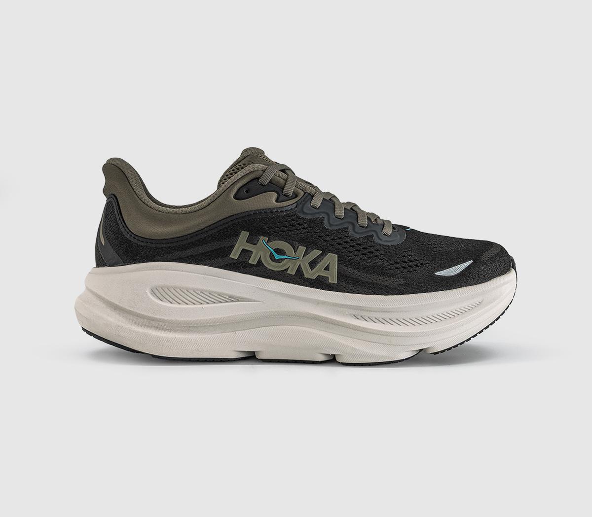 HOKABondi 9 TrainersBlack River Rock Grey