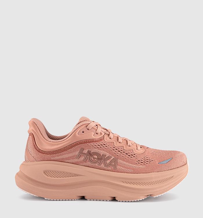 HOKA Bondi 9 Trainers Sienna Rose Gold F