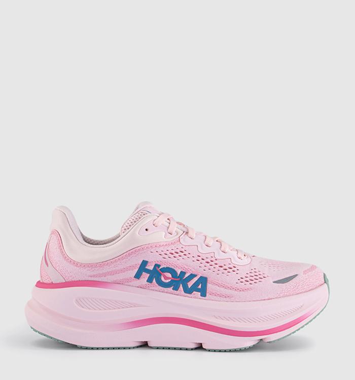 HOKA Bondi 9 Trainers Rose Tea Petal F