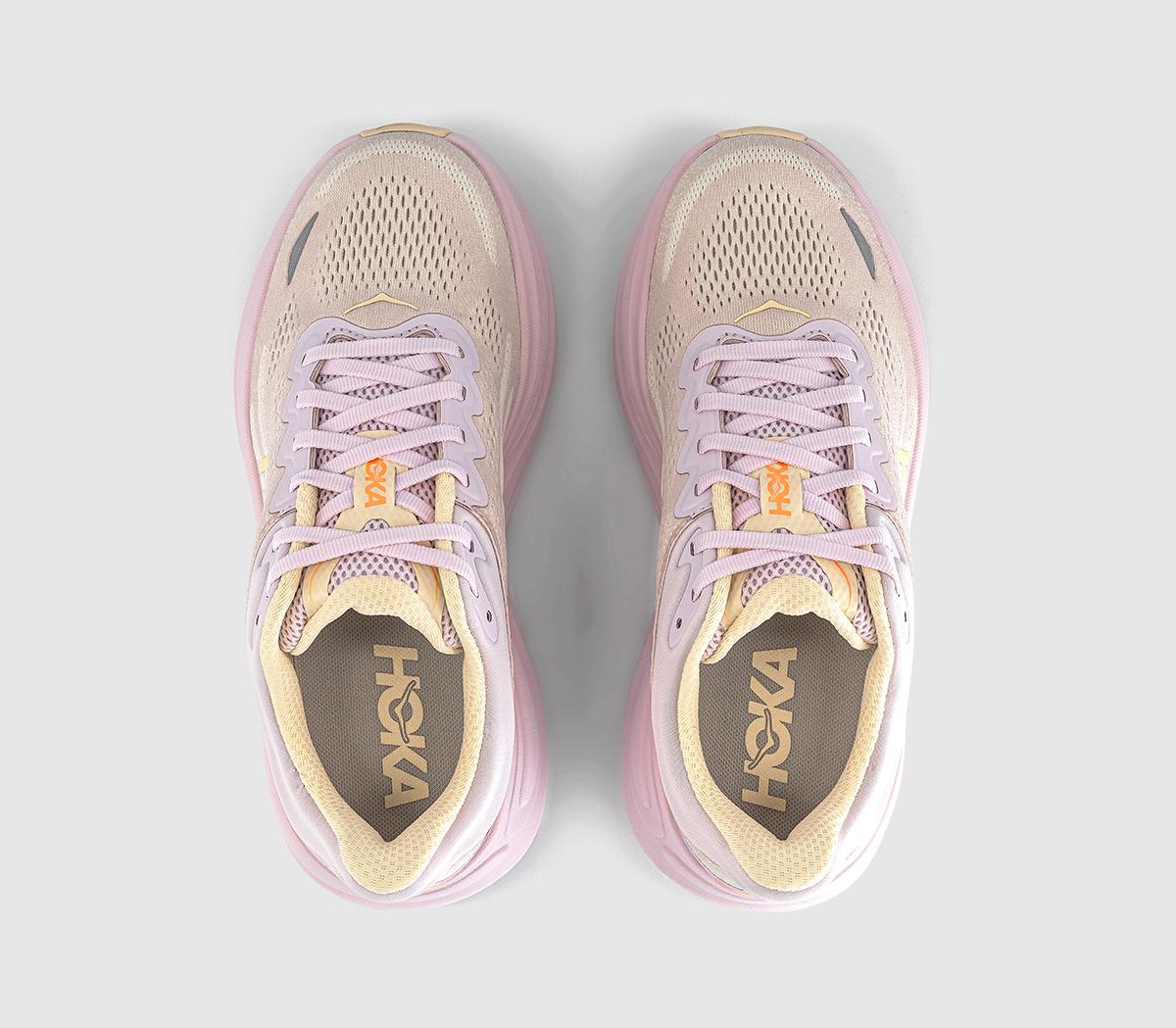 HOKABondi 9 TrainersLilac Cream Tangerine Glow F