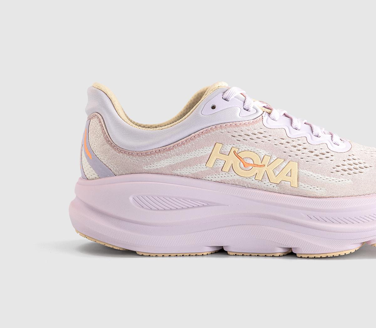 HOKABondi 9 TrainersLilac Cream Tangerine Glow F