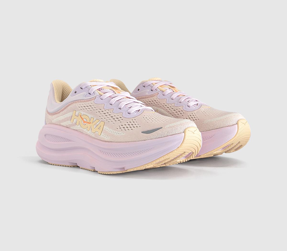 HOKABondi 9 TrainersLilac Cream Tangerine Glow F