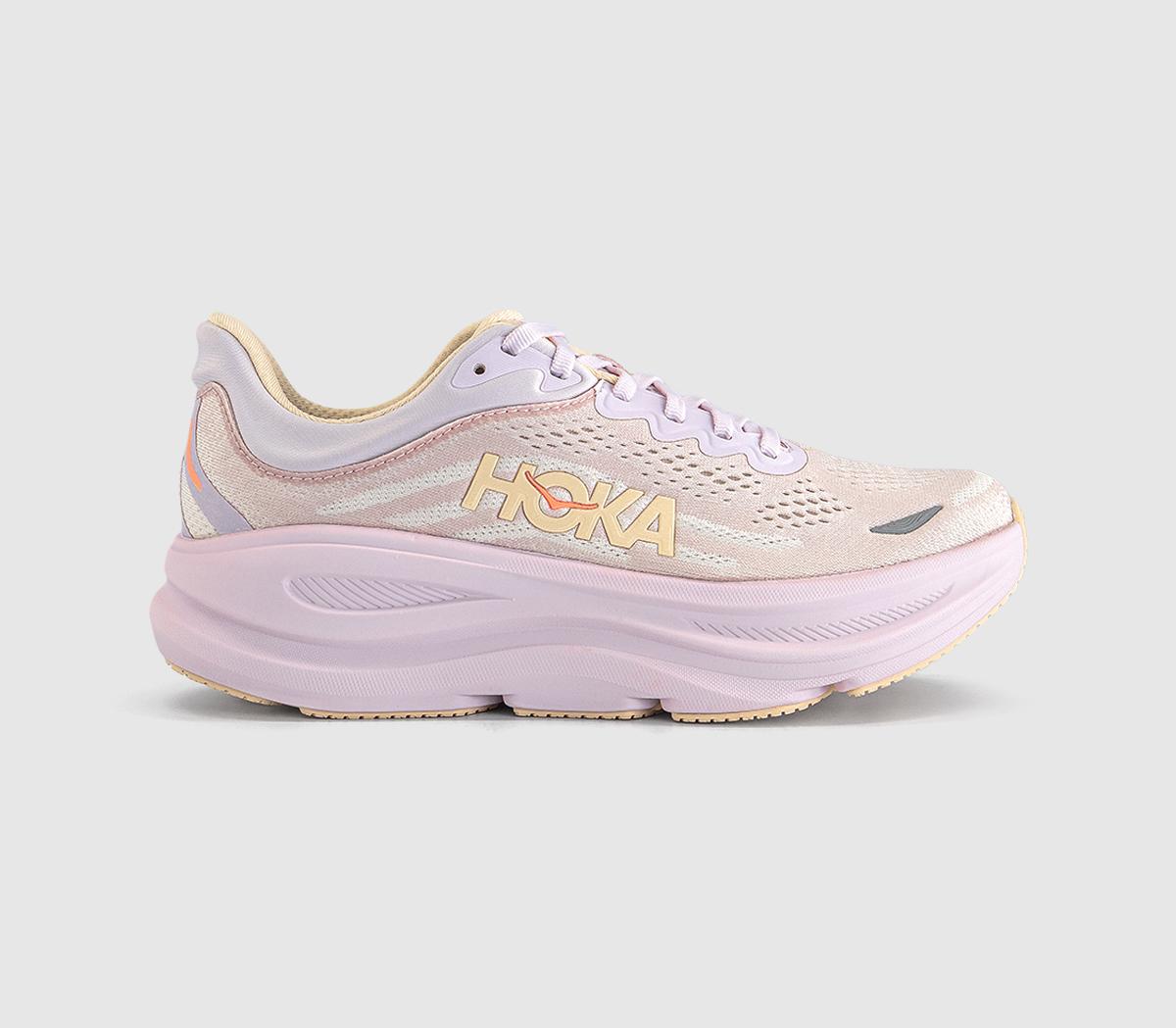 HOKABondi 9 TrainersLilac Cream Tangerine Glow F