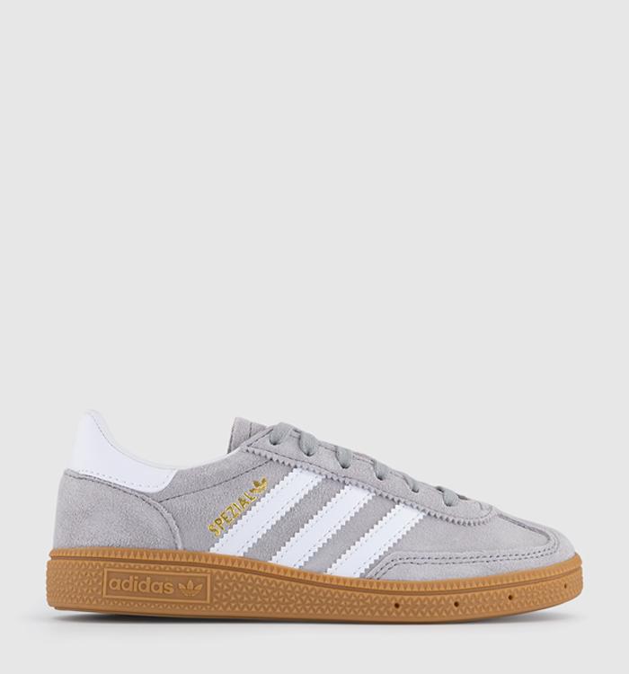 adidas Handball Spezial Youth Trainers Grey White Gum