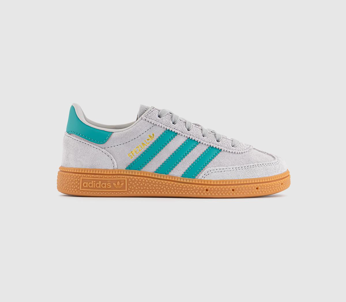 adidasHandball Spezial Youth Trainers adidasHandball Spezial Youth TrainersGrey Pure Teal Gum