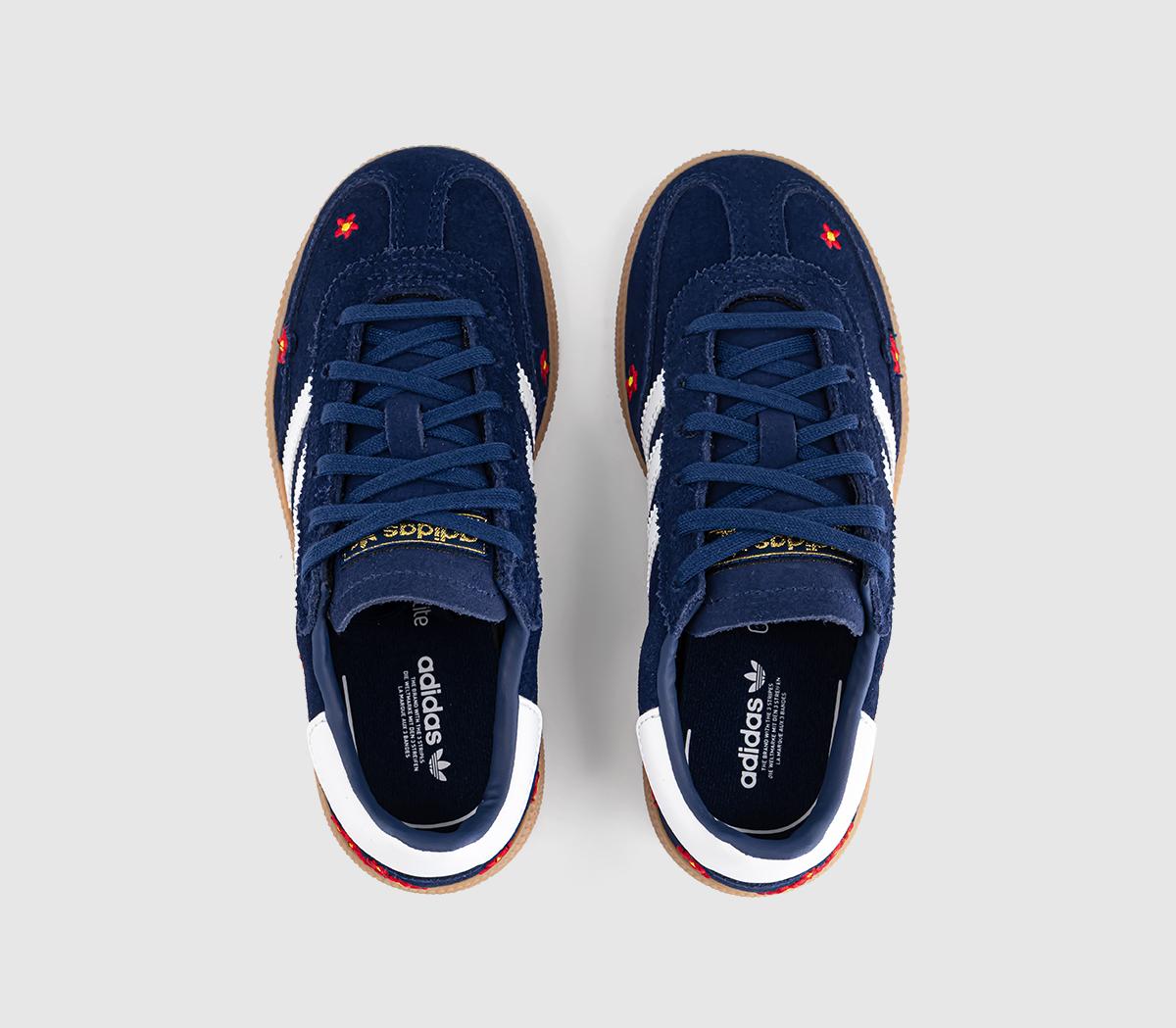 adidasHandball Spezial Youth TrainersDark Blue Red White Flower Gum