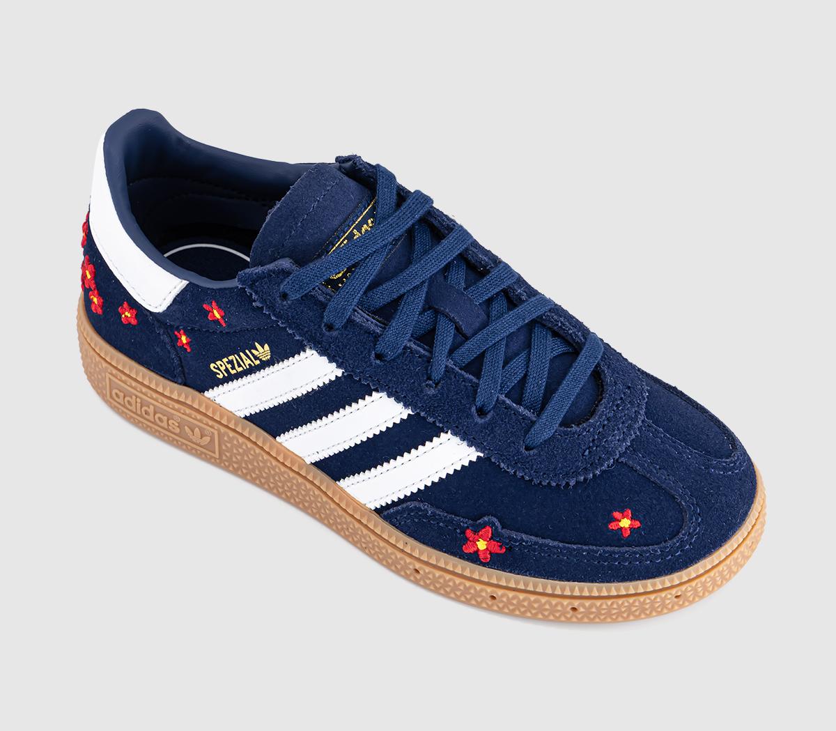 adidasHandball Spezial Youth TrainersDark Blue Red White Flower Gum