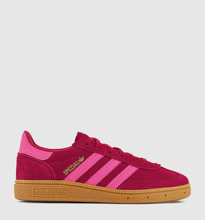 adidas Handball Spezial Youth Trainers Ruby Red Lucid Pink Gum