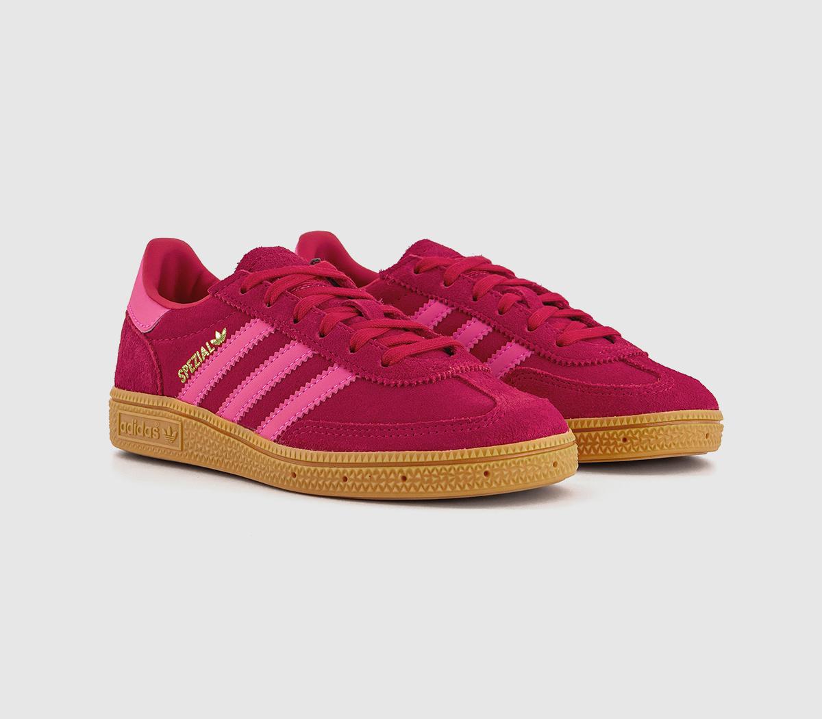 adidasHandball Spezial Youth Trainers adidasHandball Spezial Youth TrainersRuby Red Lucid Pink Gum