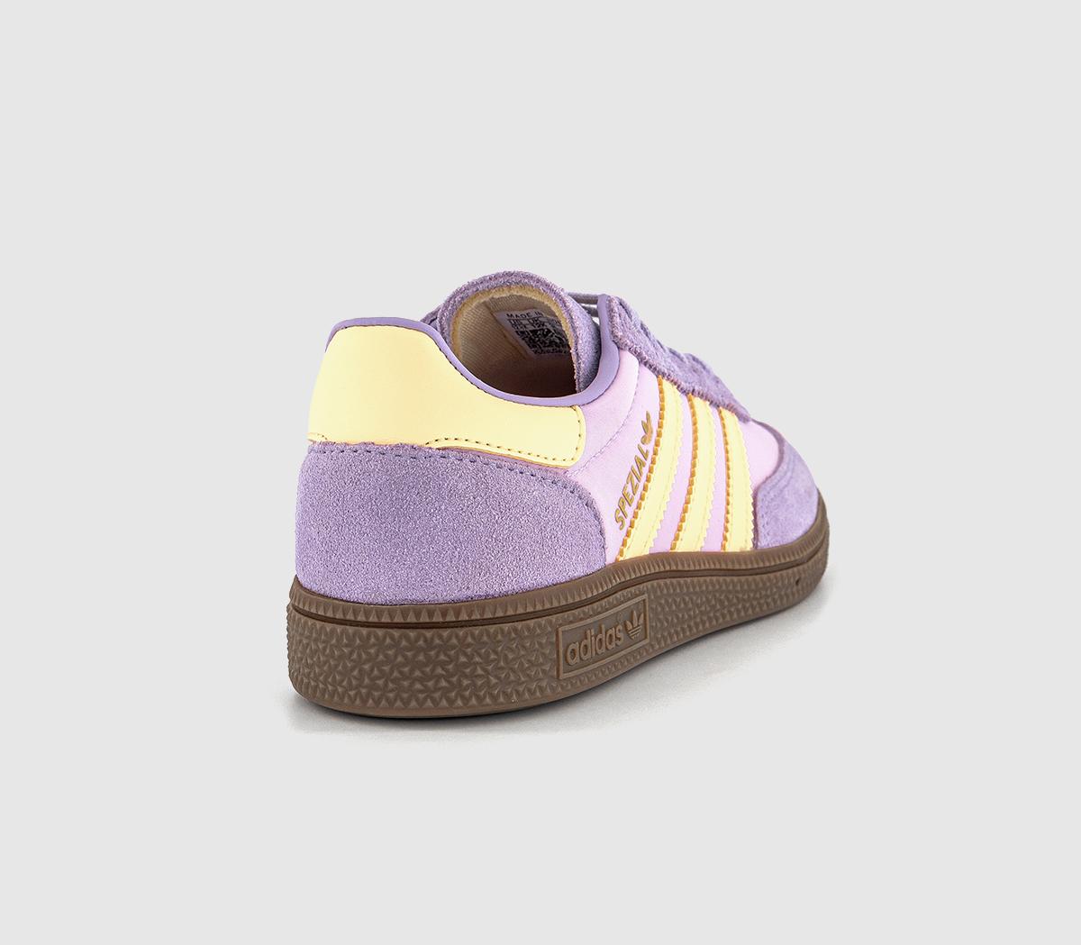 adidasHandball Spezial Youth TrainersPower Plum Bliss Lilac Almost Yelllow