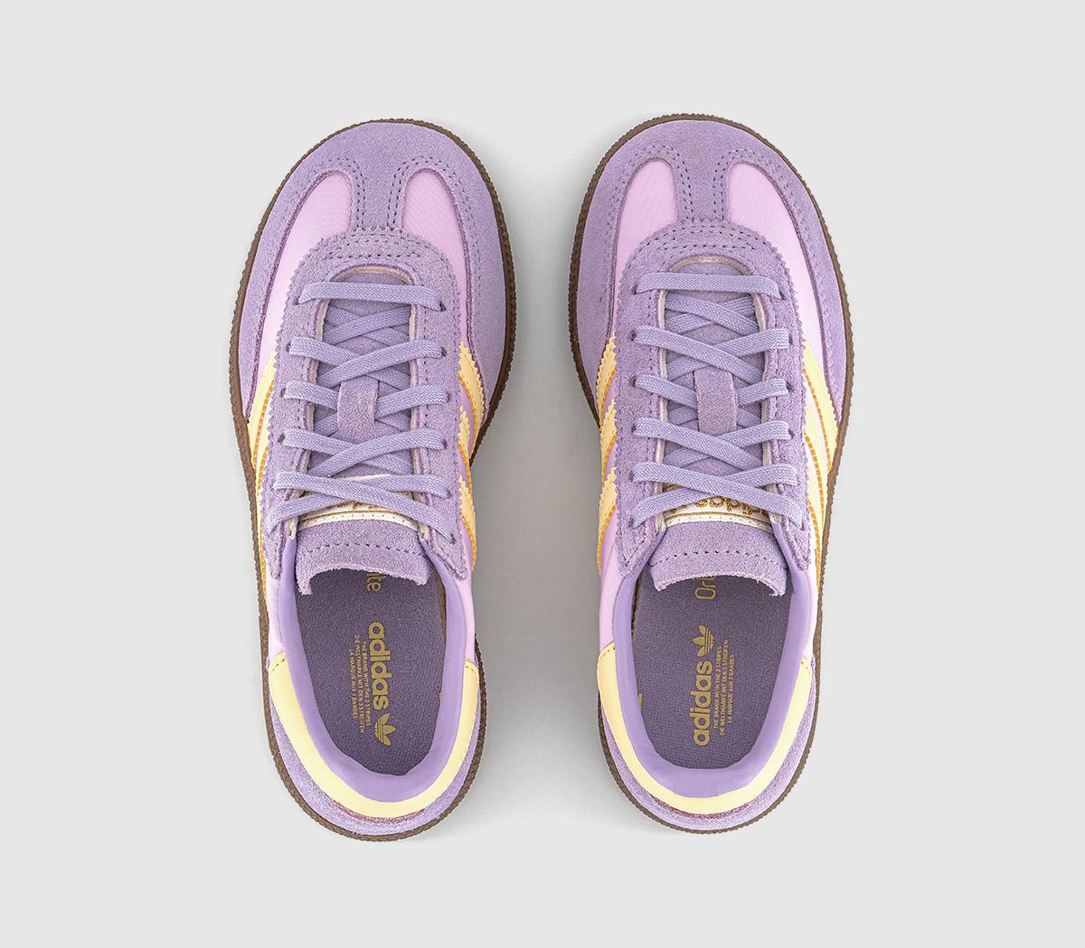 adidasHandball Spezial Youth TrainersPower Plum Bliss Lilac Almost Yelllow