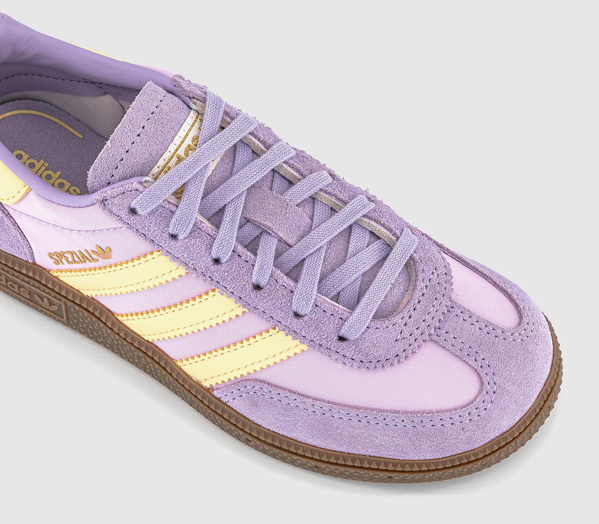 adidasHandball Spezial Youth TrainersPower Plum Bliss Lilac Almost Yelllow