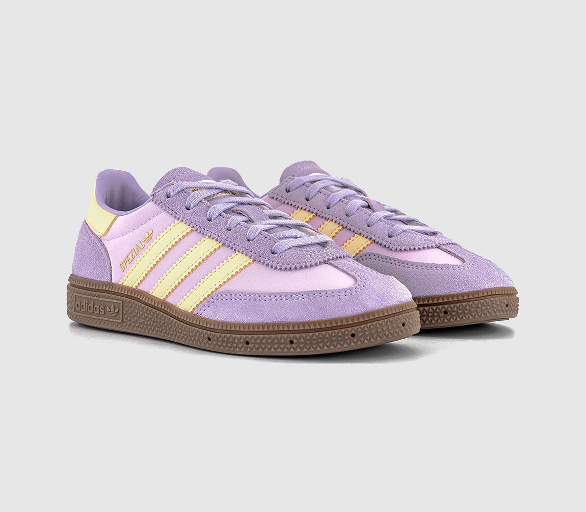 adidasHandball Spezial Youth TrainersPower Plum Bliss Lilac Almost Yelllow