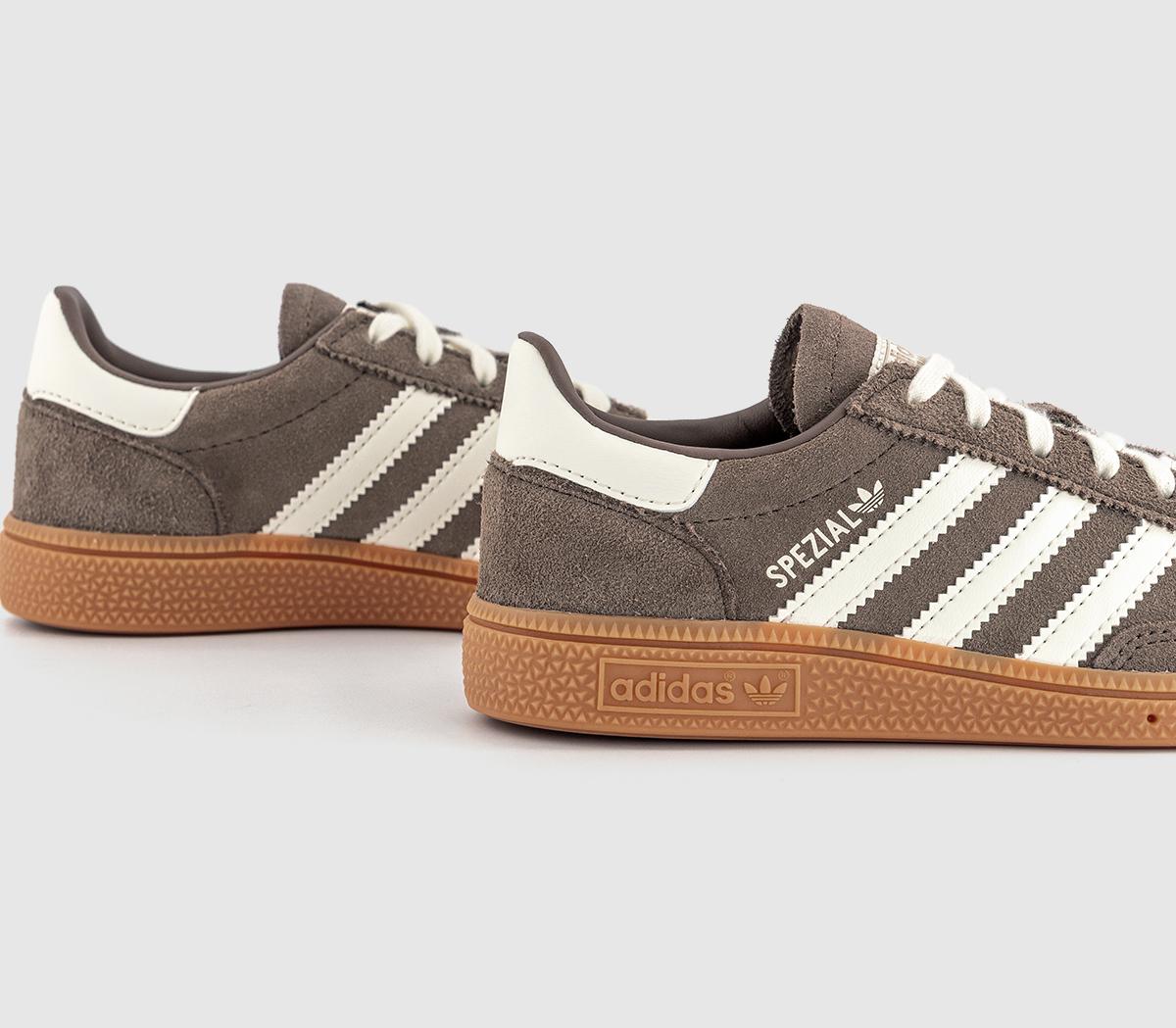 adidas Handball Spezial Youth Trainers Brown Earth Strata Offwhite