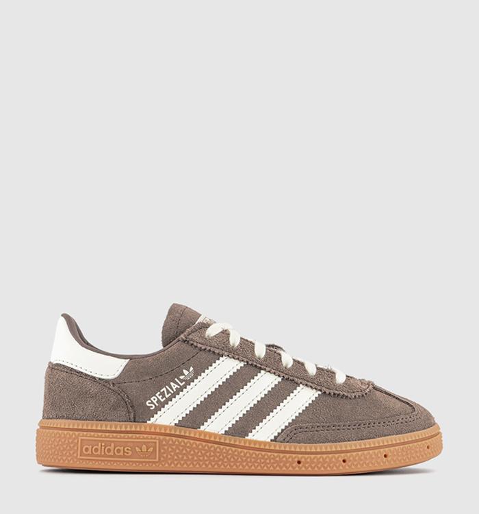 adidas Handball Spezial Youth Trainers Brown Earth Strata Offwhite Gum