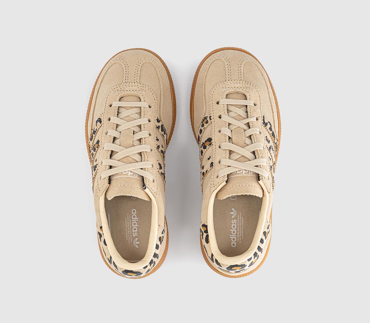 adidasHandball Spezial Youth TrainersSand Strata White Mesa Leopard