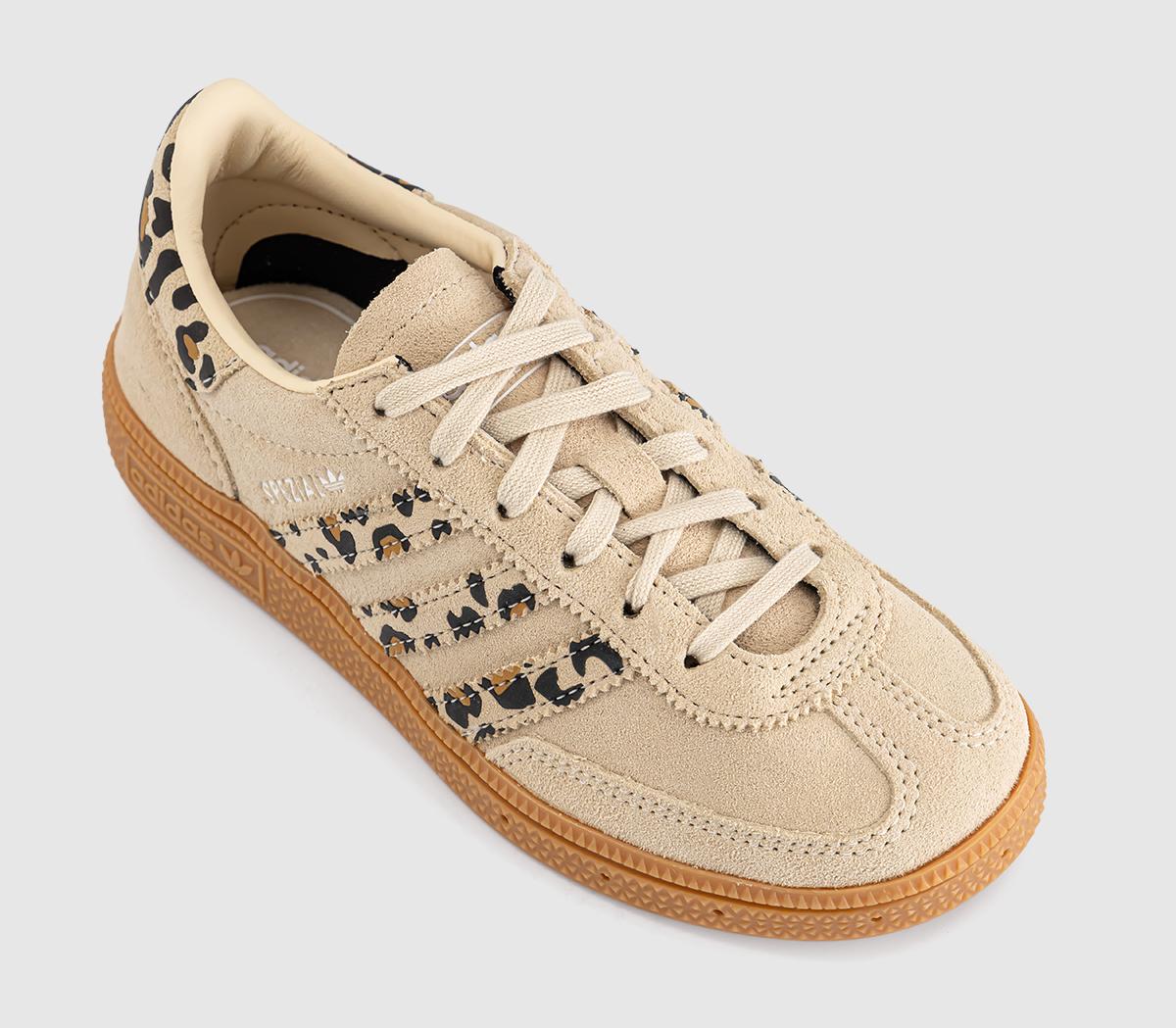 adidasHandball Spezial Youth TrainersSand Strata White Mesa Leopard