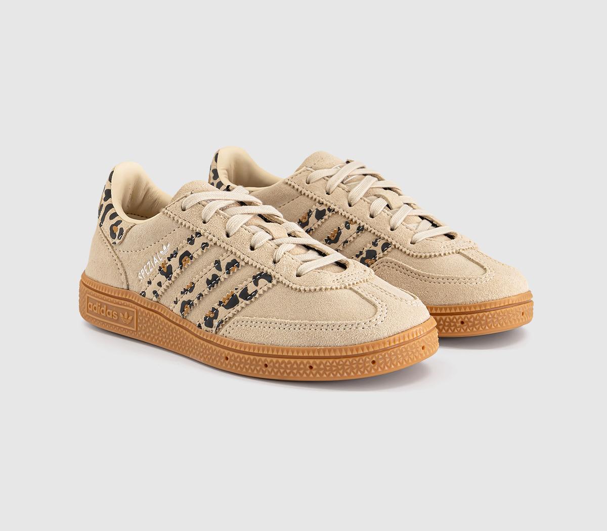 adidasHandball Spezial Youth TrainersSand Strata White Mesa Leopard
