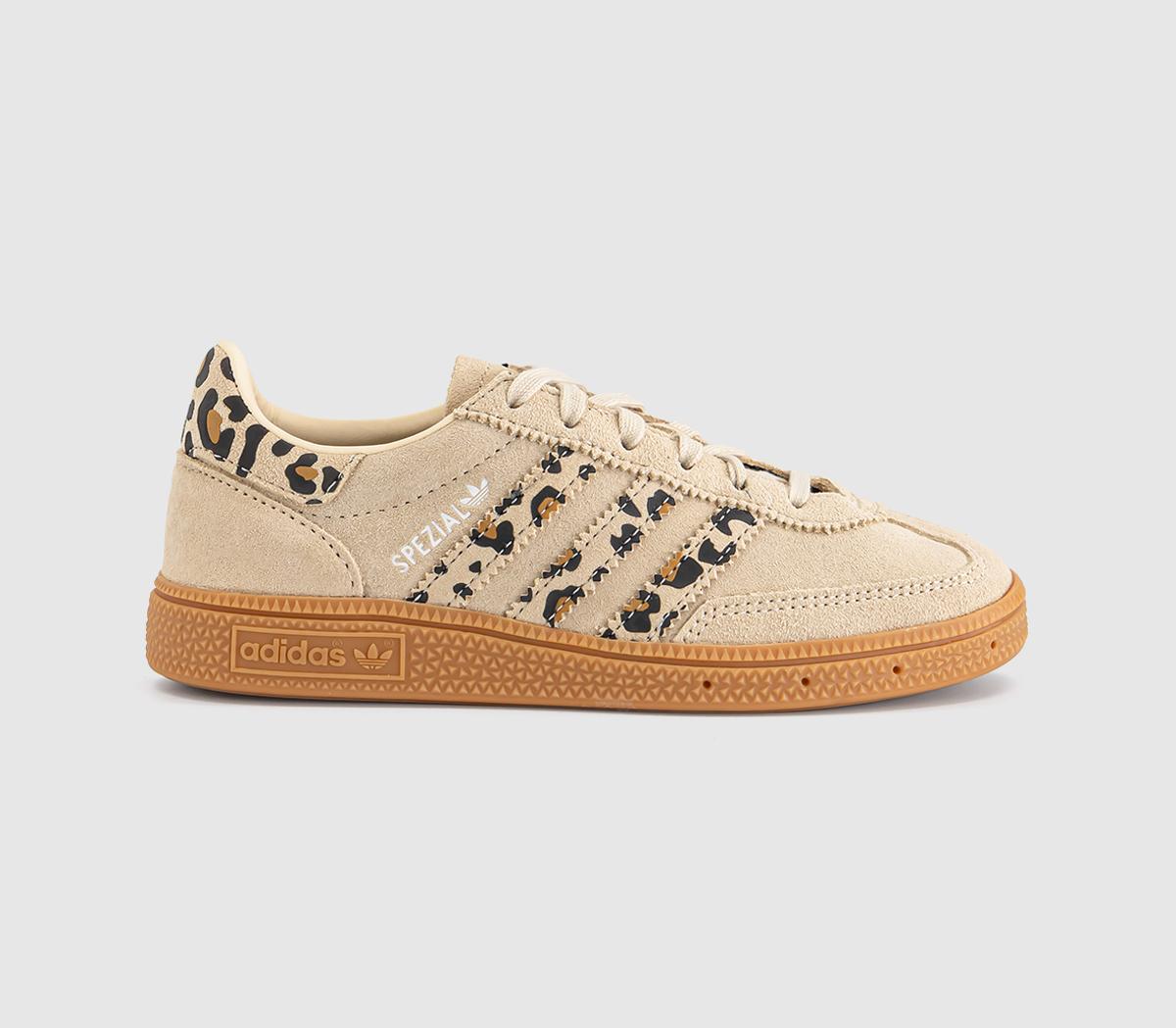 adidasHandball Spezial Youth TrainersSand Strata White Mesa Leopard