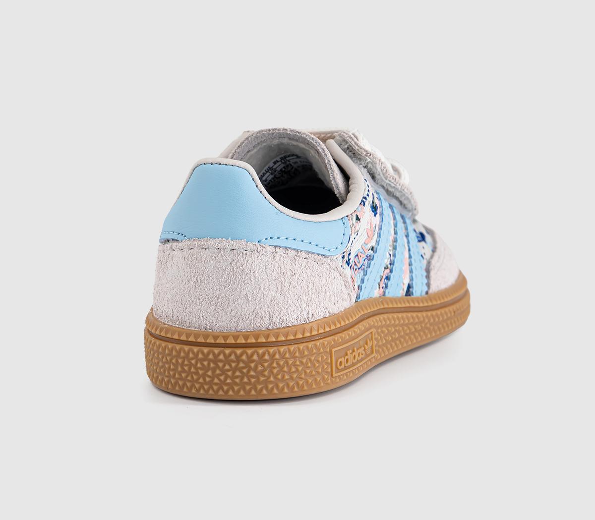 adidasadidas x Liberty London Handball Spezial Infant TrainersLiberty London Off White Icey Blue
