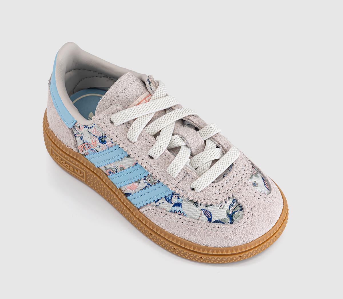 adidasadidas x Liberty London Handball Spezial Infant TrainersLiberty London Off White Icey Blue