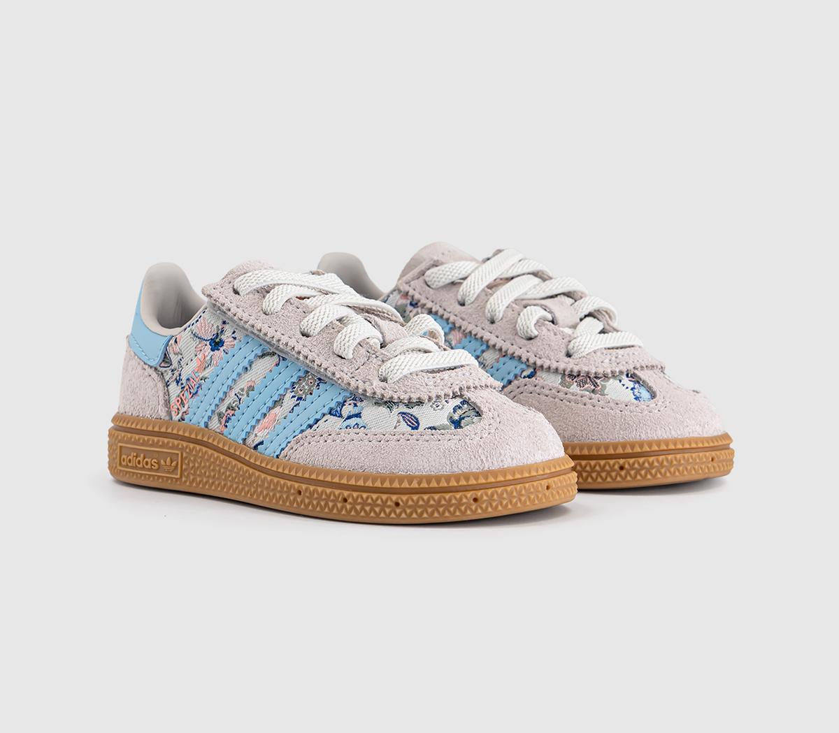 adidasadidas x Liberty London Handball Spezial Infant TrainersLiberty London Off White Icey Blue
